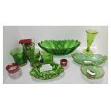 Lot of 12 glass items and souvenirs, various Lot of 12 glass items and souvenirs, various