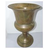Large brass urn, 18" Large brass urn, 18"
