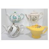 Lot of 4 teapots, various condition Lot of 4 teapots, various condition