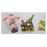 Lot of 3 bird figures Lot of 3 bird figures