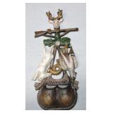 Cast iron wall match holder Cast iron wall match holder