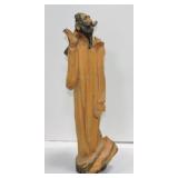 Wood carving of a man, 17" Wood carving of a man, 17"