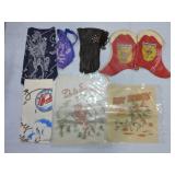Roy Rogers bandanas, gloves, tie, boot covers and