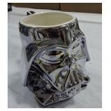 Star Wars Darth Vader metalized figural mug, NIB