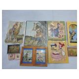 Lot of puzzles and games - Roy Rogers, Hopalong