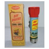 Roy Rogers signal siren/flashlight with box