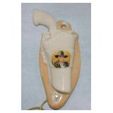 Aladdin Hopalong Cassidy gun and holster wall