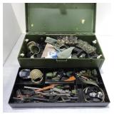 GI Joe foot locker with battle gear