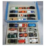 Hot Wheel carrying case with 24 cars