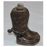 Roy Rogers metal boat bank