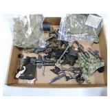 GI Joe lot of assorted battle gear, guns, and more