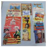 Roy Rogers lot of cut out dolls, comic books, and
