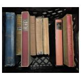 Box lot of old books