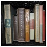 Box lot of old books