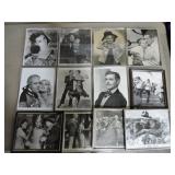 Lot of 12 movie star photographs, 8"x10"