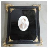 Portrait on glass picture