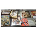 Ephemera lot: scrapbooks, sheet music,