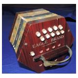 Eagle Brand Czechoslovakia vintage accordion