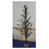 Victorian feather Christmas tree, 48"