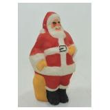 Paper mache Santa, 9"