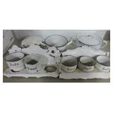 Lot of English graniteware