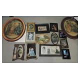 Lot of assorted framed pictures, some losses