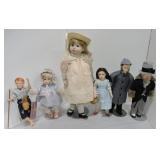 Lot of 6 dolls