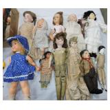 Lot of 11 dolls