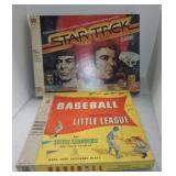 Milton Bradley Star Trek and Baseball Little