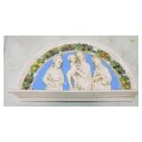 Italian Capodimonte style arch, 9"x16"
