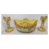 Italian 3 piece console set