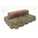 Wood primitive stamp with stars