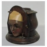 Gypsy wooden mechanical cigarette dispenser