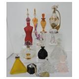 Lot of 14 perfume bottles