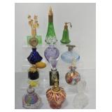 Lot of 12 perfume bottles