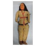 Native American Indian doll, 21"