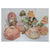 Lot of assorted figural lamps