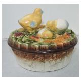Chicks covered basket