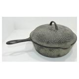 Cast iron #28 skillet with lid