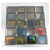 Lot of 37 glass religious color slides,
