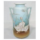 Nippon (attributed) 8" porcelain vase with