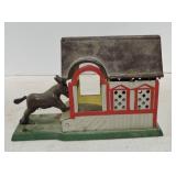 Cast iron contemporary donkey mechanical bank