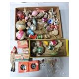 Lot of Christmas ornaments and decorations