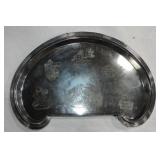 Reed & Barton silverplate high chair tray with