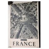 Lot of 3 French & Belgium travel posters