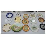 Lot of 15 porcelain plates, various condition