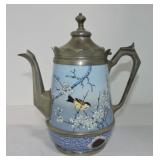 Enameled graniteware coffee pot