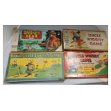Lot of 4 board games: Toonerville Trolley,
