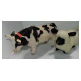 Battery operated cow and lamb