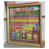 Bally Turf King pinball machine back